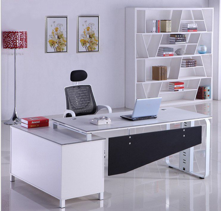 Office furniture fashion simple steel wood boss desk president desk executive manager desk board executive desk