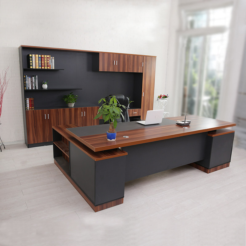 Soaring to overseas medical examination starlight stage boss table president table executive desk desk simple modern manager table