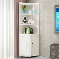 Corner cabinet European-style corner cabinet living room corner cabinet storage bedroom triangle cabinet corner shelf locker corner cabinet