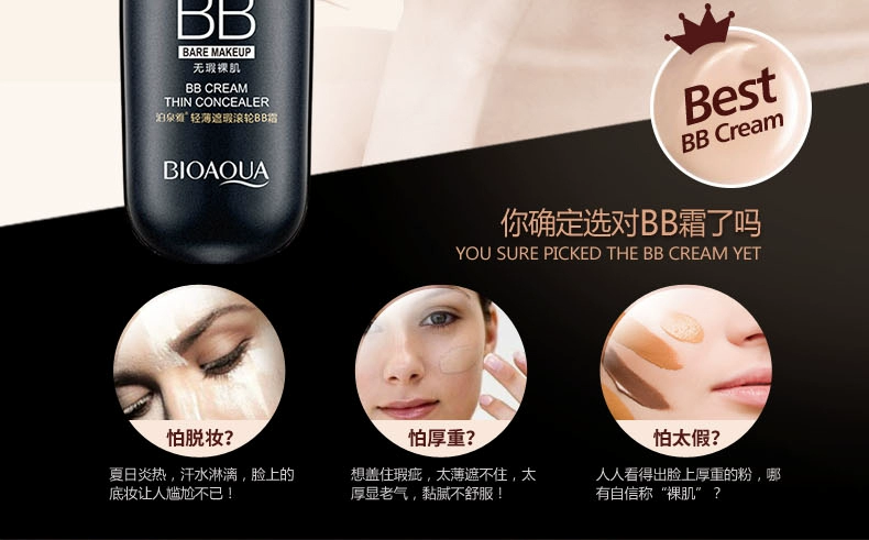 Ball Roller Air Cushion BB Cream Cán Liquid Foundation Student Student Sơ cấp Màu lúa mì Cô gái đặc biệt