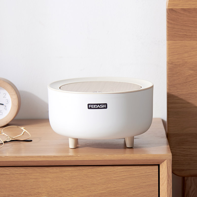 Desktop Trash Can With Lid Cute Mini Table Table Desk Desk Dorm Room Living Room Tea Table Creative Wastepaper