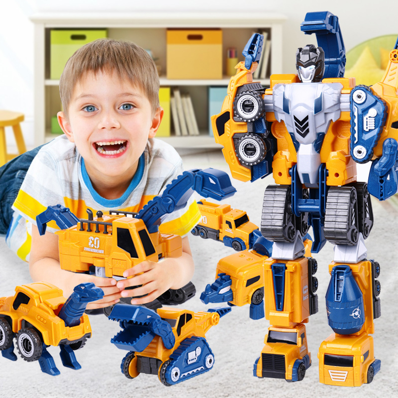 Engineering Car Toy Sets Group Children Magnetic Building Blocks Magnet Splicing Puzzle and Brain Assembled Car Boy Multifunction