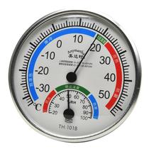 Household indoor round pointer indoor temperature and humidity meter thermometer hygrometer heat and cold meter wall hanging stand-up dual-purpose