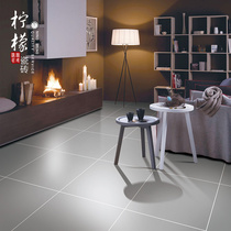 Matte pure gray antique brick 600x600 living room 800x800 dining room black and white floor tiles Kitchen anti-slip tiles