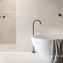 All-porcelain wicked wind tiles Japanese micro-cement bump bathroom bathroom wall tiles toilet plain non-slip floor tiles