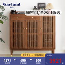 Garland all solid wood shoe cabinet 2021 new home door large capacity lockers light luxury modern living room cabinet