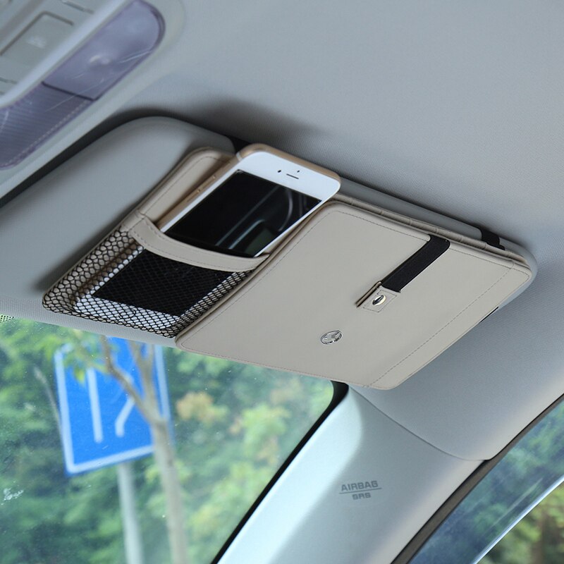 Dedicated to Mercedes-Benz car cd clip Multi-function sun visor set CD clip car optical disc disc clip storage bag