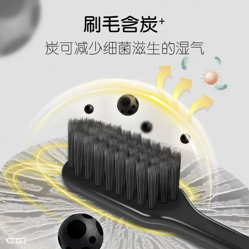 Паста Colgate с щетиной тонкой щетины зубная щетка для всей семьи с защитой десен из угольной щетины для чистки бактерий во рту, жесткая щетина