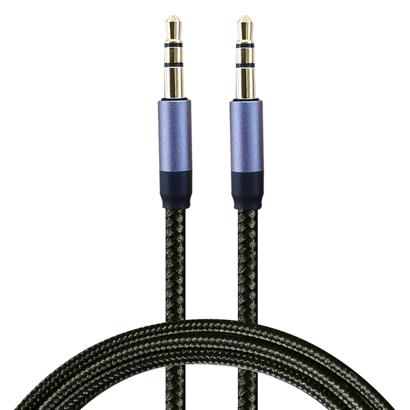 AUX on-board audio line two ends 3 5 stereo small three-core IPAD connected speaker electronic drum synchronous music play