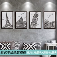 Европейский стиль рука с ручной рамкой здания (новая версия)