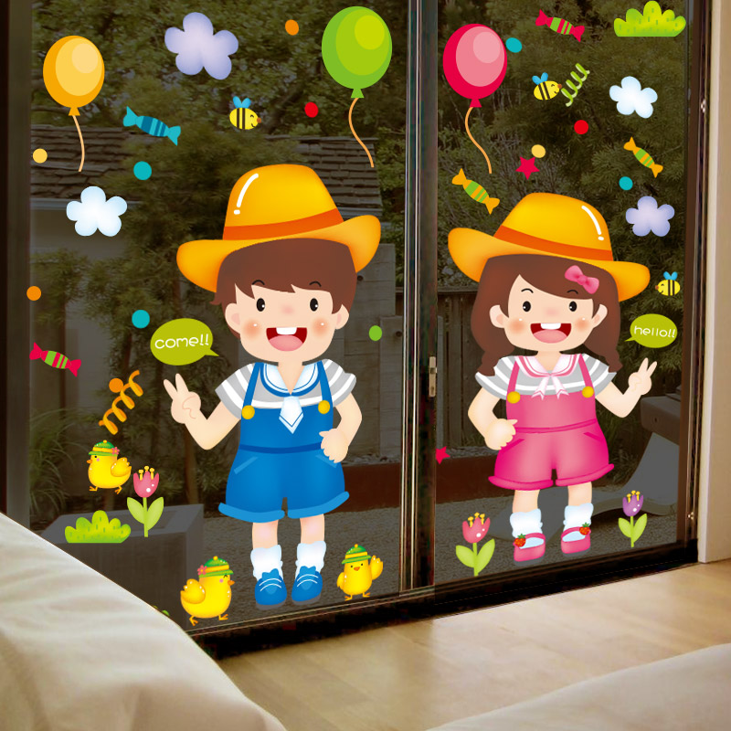 Usd 6 52 Cartoon Kindergarten Layout Children S Room Glass