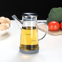 Oil jug Home Kitchen Glass No Oil Spill Hawk mouth Oil Tank Sauce Bottle Inverted Oil Large Capacity Vinegar Jug Flavoring Bottle