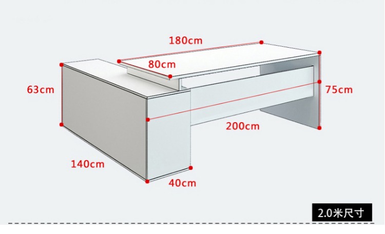 Youjia văn phòng đồ nội thất ông chủ bàn bàn giám đốc điều hành đơn giản hiện đại giám sát bàn quản lý bàn bàn văn phòng