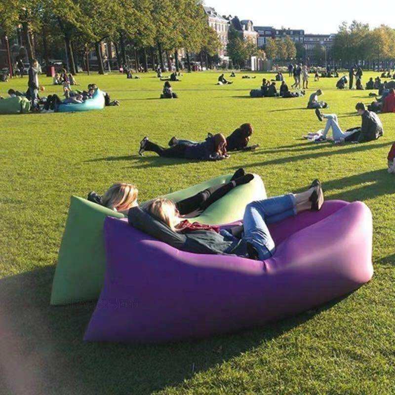 Inflatable Bed Outdoor Air Sofa Bed Portable Inflatable Sofa Inflatable Sofa Bed Camping Air Cushion Bed Lunch-Taobao