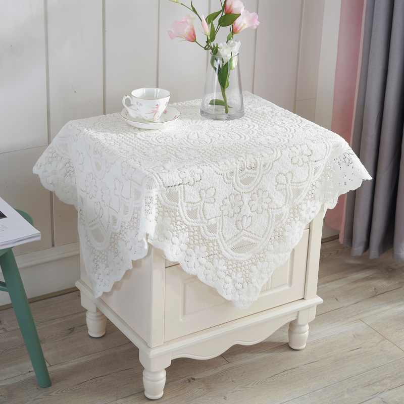 Lace hollowed-out bed head cabinet cover towels cover dust cover Washing machine TV Microwave Oven Multi-use wipes cover cloth-Taobao