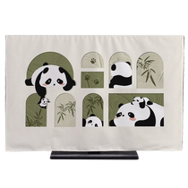 New TV cover dust cover cloth cover towels 556575 inch Home Hanging Curved Screen Liquid Crystal Desktop TV Cover