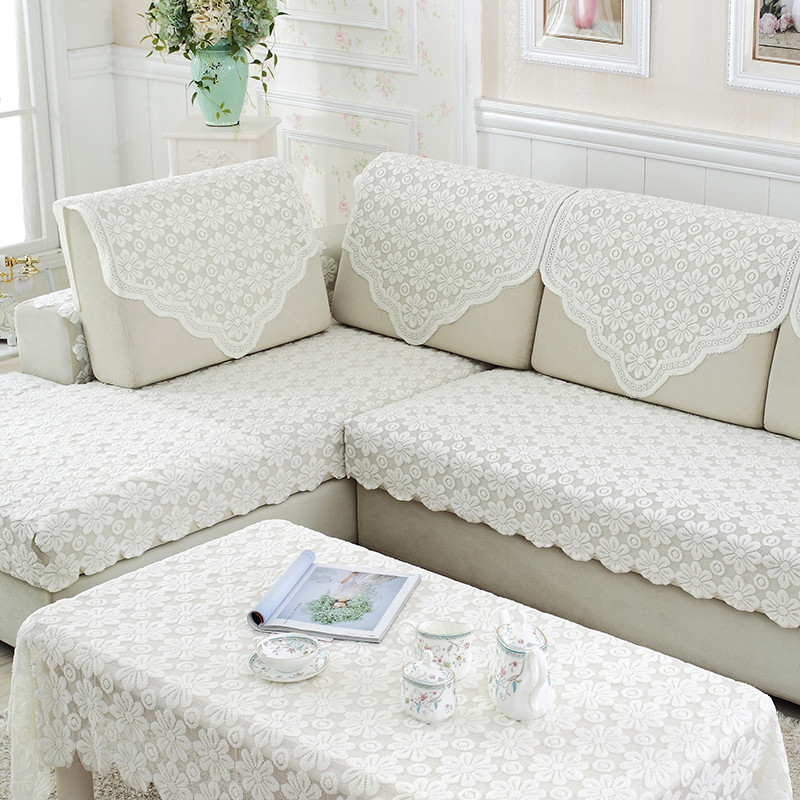 Sofa Mat Cloth Art Lace Tian Garden Full Cover Sofa Towels Cover Brief Modern Summer-style table cloth cushion set to be made