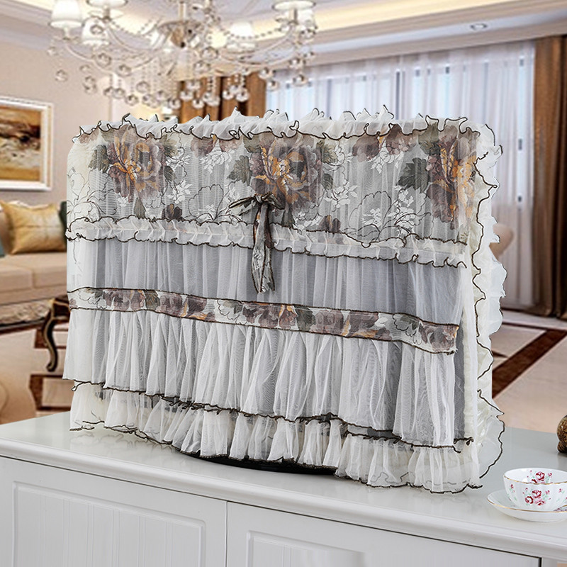 Turn on the TV set 55 LCD 42 hanging dust cover 60 cover cloth 47 lace 32 TV cover 65 inches