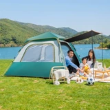Дорожная портативная складная автоматическая палатка для кемпинга, снаряжение, полностью автоматический