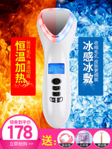 York hot and cold photon beauty skin rejuvenator home sonic vibration facial massage import export red and blue light physiotherapy