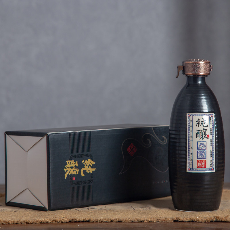 Jingdezhen Ceramic empty wine bottle Wine Pot With a catty Home Liquor Wine wine Wine Jar Imitation Ancient Sealed Empty Bottle Wine