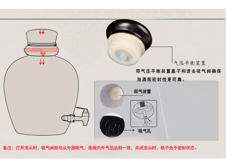 Jingdezhen ceramic jars ancient sealed jar archaize mercifully 10 jins 20 jins to wine bottle mercifully jars