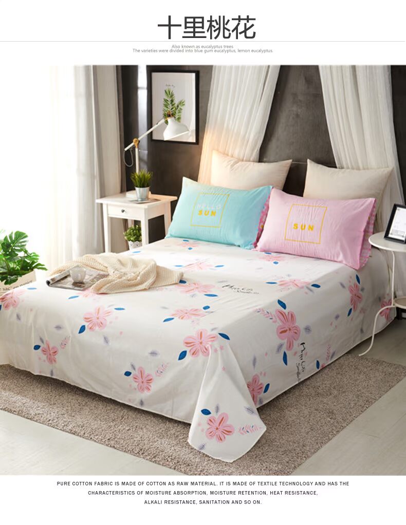 Nam Cực bao gồm khăn bông mảnh duy nhất của 1,5m 1.8m giường bông 200x230 đôi single đôi phim hoạt hình đơn - Khăn trải giường ga phủ giường everon
