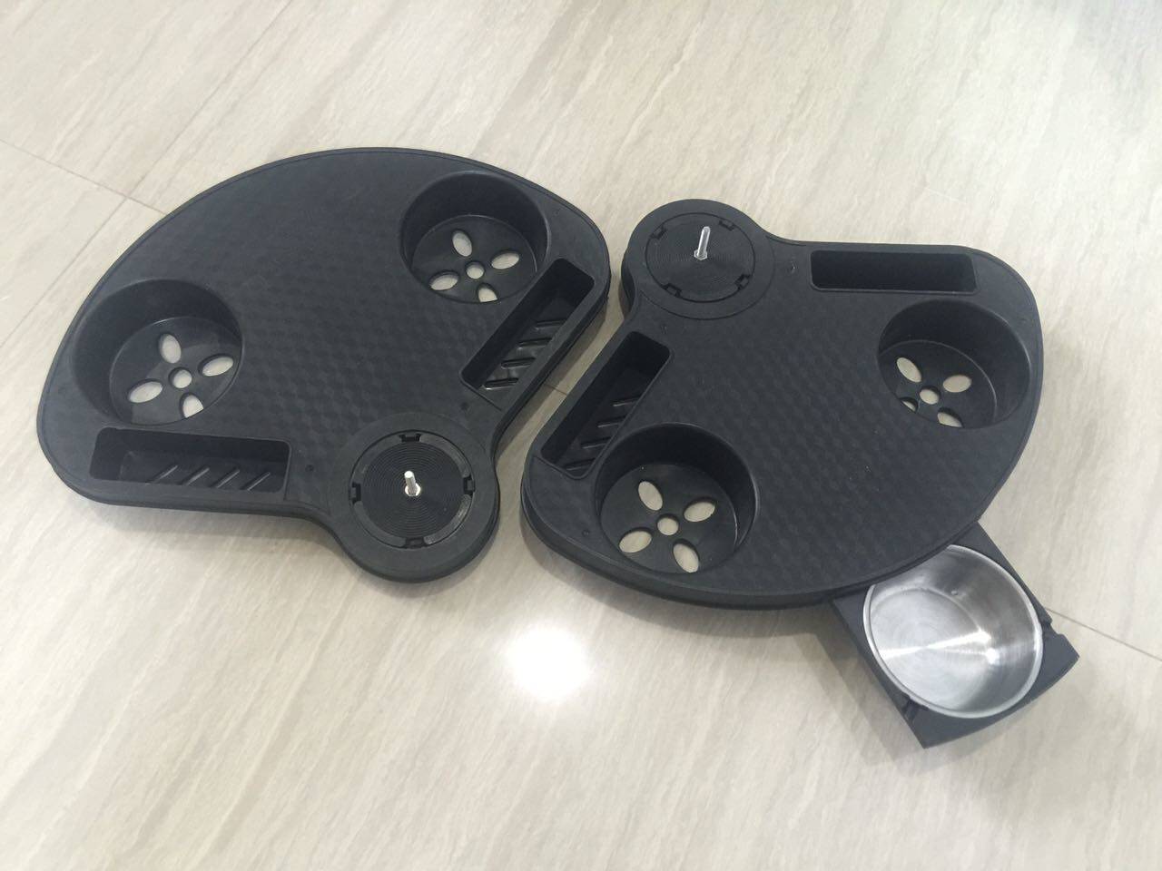 Automatic mahjong machine accessories drawer type diagonal ashtray thick plastic mahjong table large smoke tank tea rack