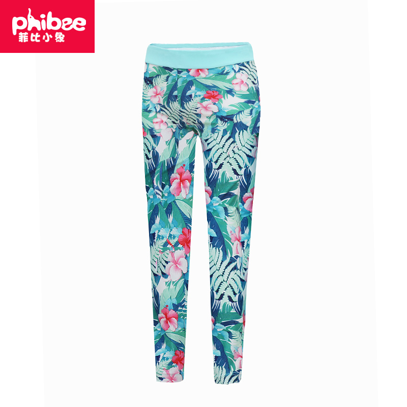 Child swimsuit Girl girl sunscreen shorts dry swimming trunks CUHK Girl Young girls Long pants