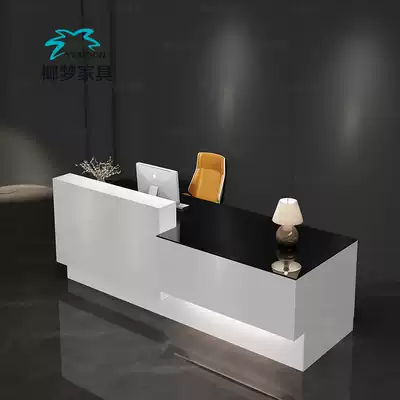 Company paint front desk desk desk beauty salon atmospheric creative Hotel Welcome bar cashier counter customization
