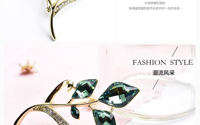 Broche femme AJIDOU en cristal artificiel - Ref 1175503 Image 14