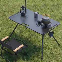 Folding Table, Multifunctional, Lightweight, Igt Portable Tactical Table, Outdoor Camping Barbecue, Adjustable Picnic Table