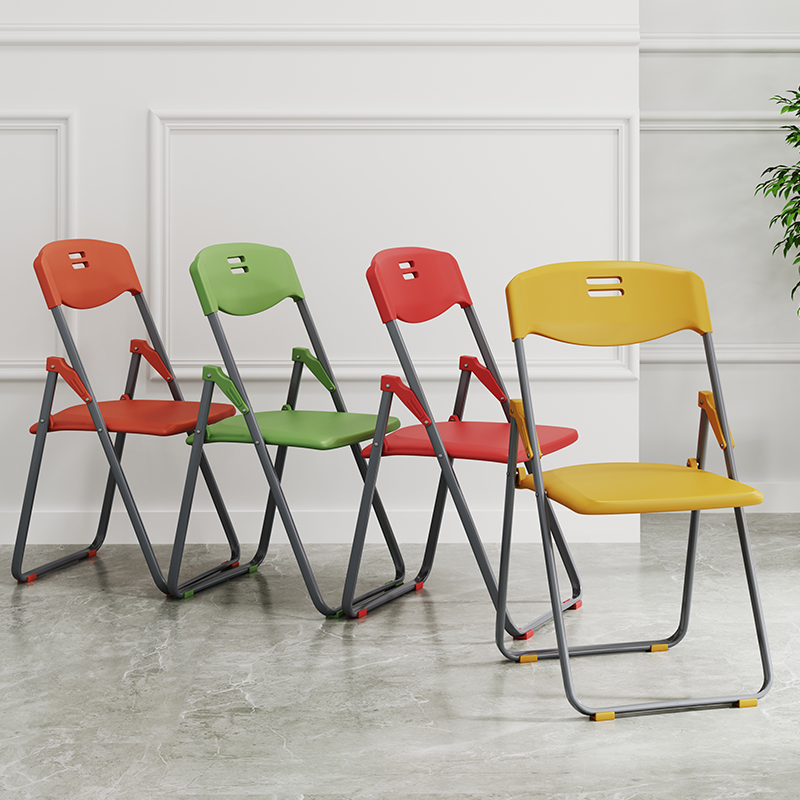 Training chair with table board meeting office chair students study book table and chairs plastic folding stool integrated table stool