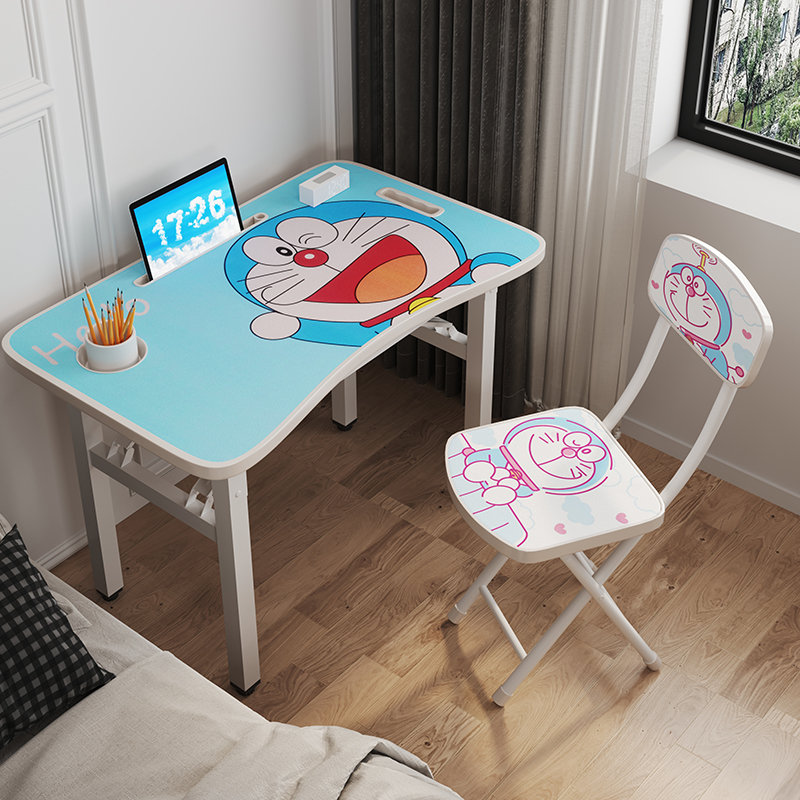 Children Desk Chair Study Table Folding Home Student Children Special Table Writing Homework Table And Chairs Suit
