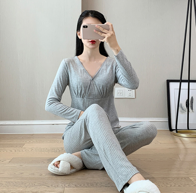 Confinement Clothing Autumn Clothes Inner Match Thin Modal Bottoming Shirt — 4