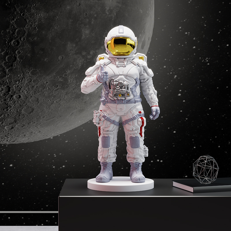 Technological Astronaut, Spaceman, and Cosmonaut Creative Doll Figurines, Living Room Desktop Model Decorations, Small Ornaments Technological Astronaut, Spaceman, and Cosmonaut Creative Doll Figurines, Living Room Desktop Model Decorations, Small Ornaments