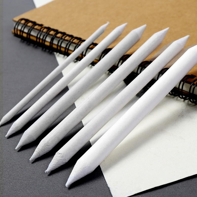 6 pieces of paper rubbing pen paper pen sketch beginner professional art tool student sketch painting smear special paper rubbing pen correction rice paper rubbing pen highlight rubbing pen set art reconciliation rubbing pen