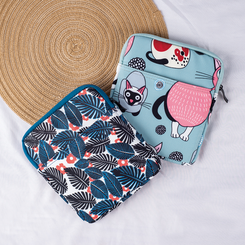 akr applies Amazon's new Kindle Oasis3 décor 7 inch shell multifunction 2 generation liner bag cute woman cartoon thickened original wave double layer cashier bag zipped shockproof bag -