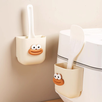 Creative rice spoon storage rack in kitchen rice cooker pot with rice shovel hanger restaurant rice spoon seat household storage rack