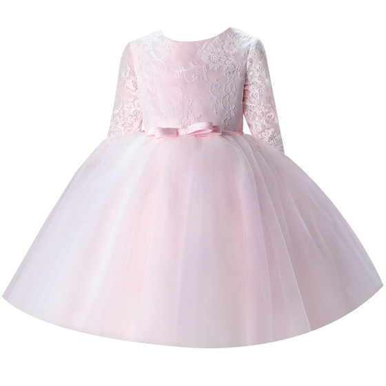 Children's dress, girl's birthday princess dress, spring and summer fluffy flower girl evening dress, piano host catwalk performance dress