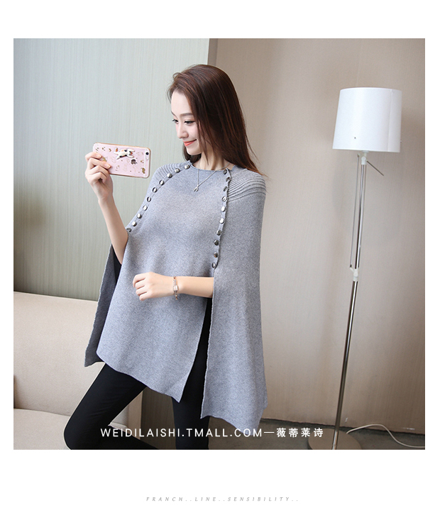 Áo len mùa thu và mùa đông áo len áo len bat áo sơ mi nữ đầu mùa thu áo choàng hàng đầu trong phần dài - Đan Cardigan thời trang nữ cao cấp