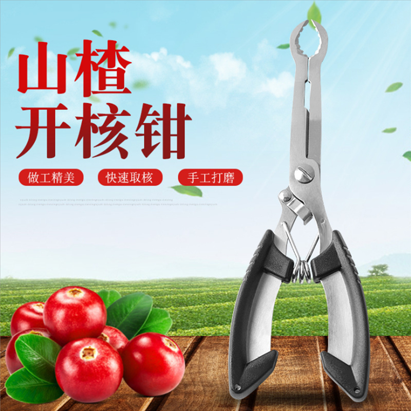 Red jujube to jujube nuclear artifact 304 stainless steel household multi-functional rock sugar gourd making tool Hawthorn to nuclear artifact