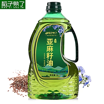 亚麻籽油冷榨一级胡麻油2L