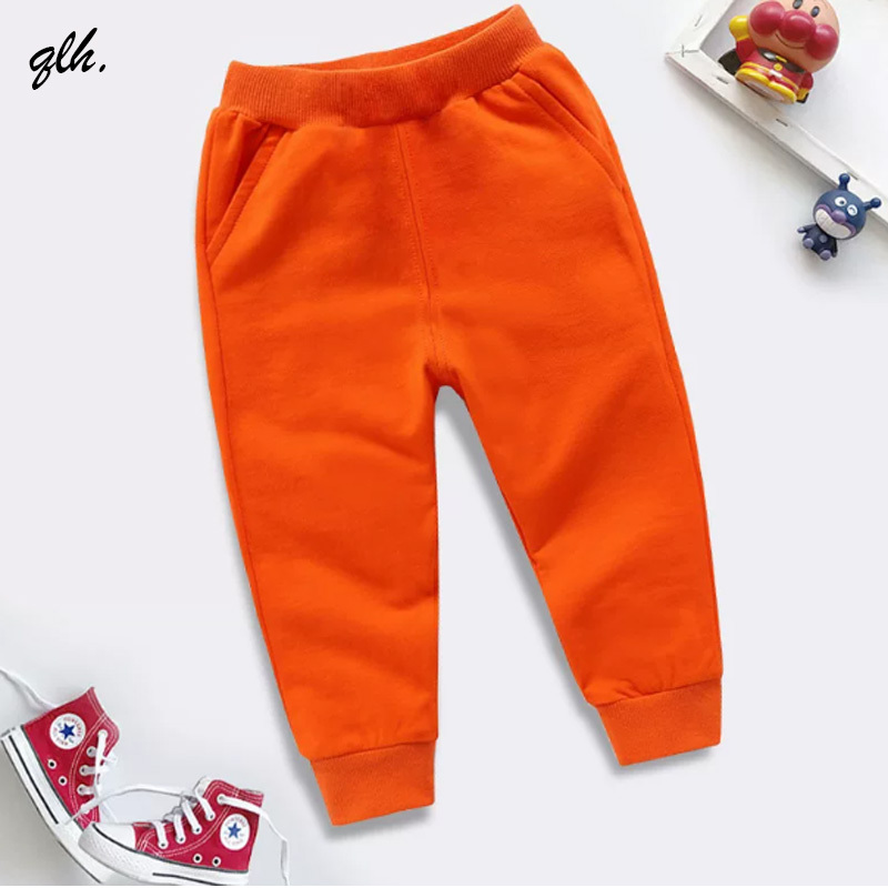 Children's Orange Pants, Orange Sweatpants for Boys and Girls, Orange Joggers, Jidibao Kindergarten Long Pants, School Uniform Children's Orange Pants, Orange Sweatpants for Boys and Girls, Orange Joggers, Jidibao Kindergarten Long Pants, School Uniform