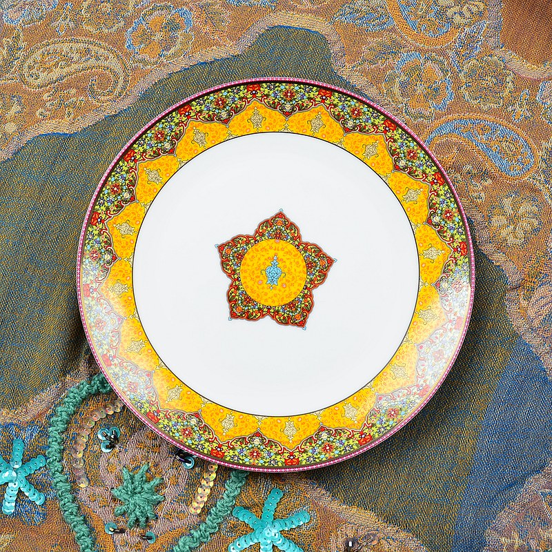 Tangshan creative ipads porcelain steak ou dish dish dish disc flat ceramic plate snack plates western - style tableware