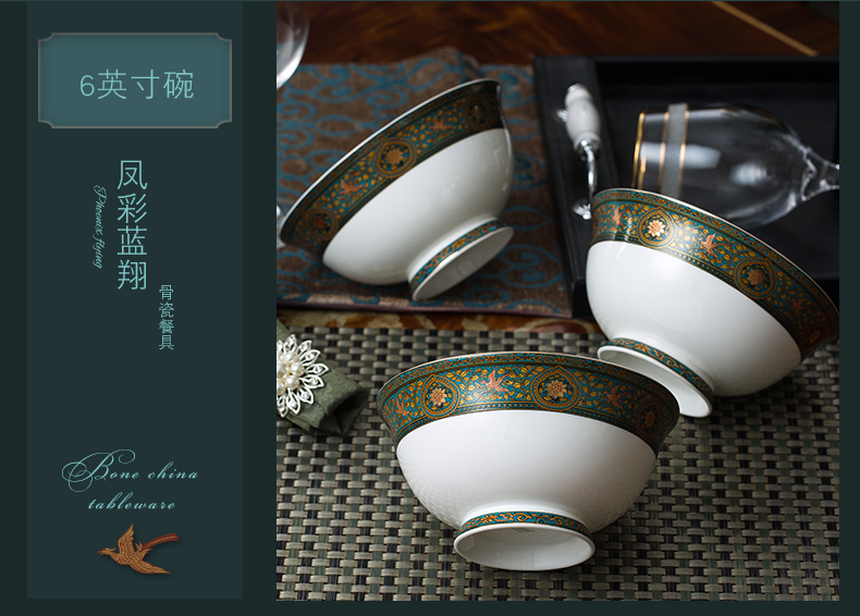 Creative ceramic tableware European size 6 inches ipads porcelain bowl mercifully rainbow such as bowl with big bowl of rainbow such as bowl a salad bowl