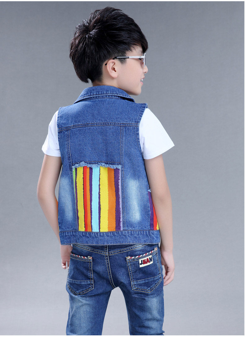 Gilet garcon DUOMAIDOU en toile - Ref 2067588 Image 26