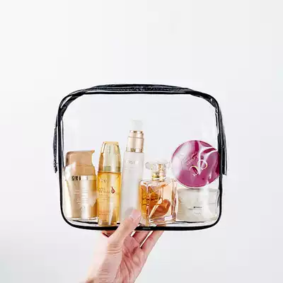 Travel toiletry bag storage bag Men's cosmetic bag Clutch bag Women waterproof transparent portable finishing bag Bath bag Bathing bag