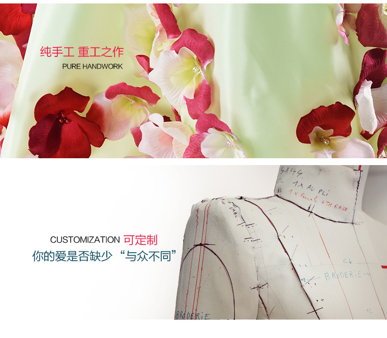 Hoa nở đầy màu sắc. Cô gái mặc váy công chúa váy fluffy trẻ em váy nữ catwalk trang phục biểu diễn piano - Váy trẻ em đồ vest cho bé trai 1 tuổi
