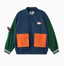 Xiaomijia – veste de Baseball pour enfants vêtements originaux purs pour garçons couleur contrastée nouvelle tendance printemps et automne 2024